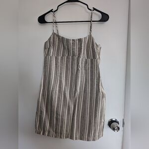 Striped Spaghetti Strap Dress